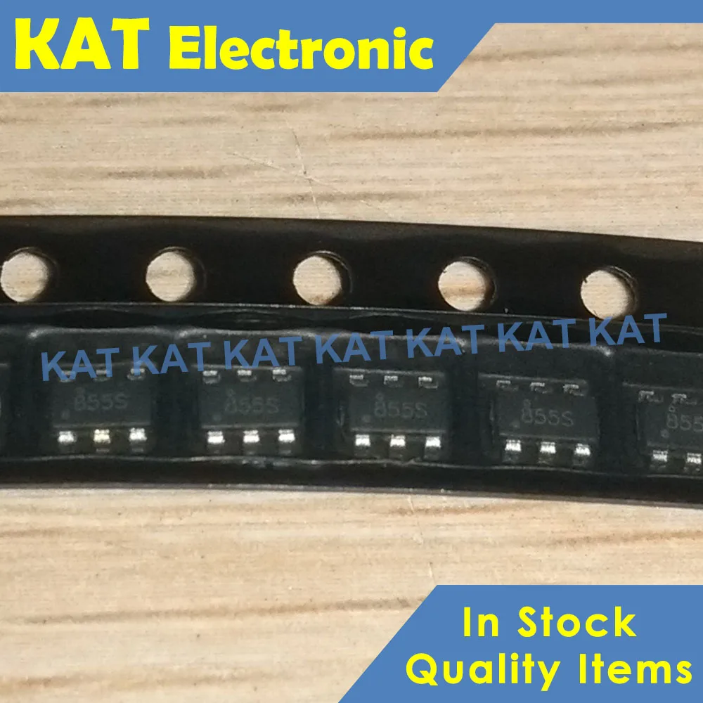 10 шт./партия FDC855N маркировка для клемм 855 855* SOT-6 и 30 В, 6.1A, 27mΩ один n-канал, логический уровень, мощность траншеи MOSFET