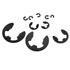 M1.2-M12 черное углеродистое стальное E-образное кольцо для крепления вала