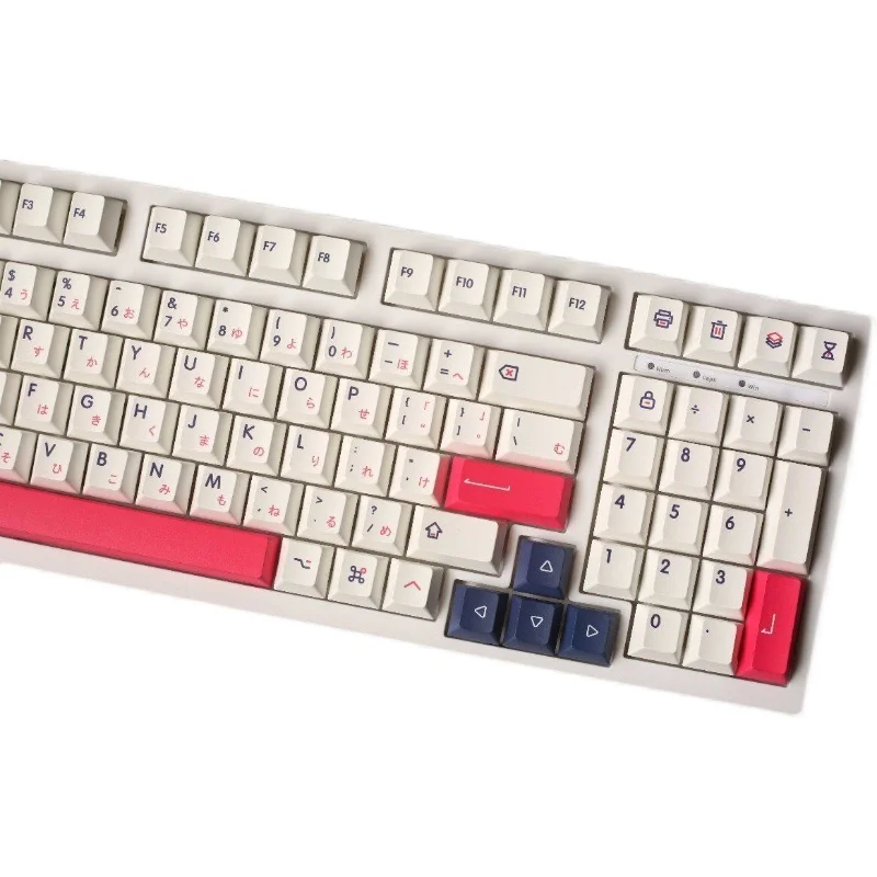 140 Keys/set Kon Momo Keycaps For MX Switch Mechanical Keyboard PBT Dye Sublimation Key Caps Cherry Profile With 1.75u 2u Shift |