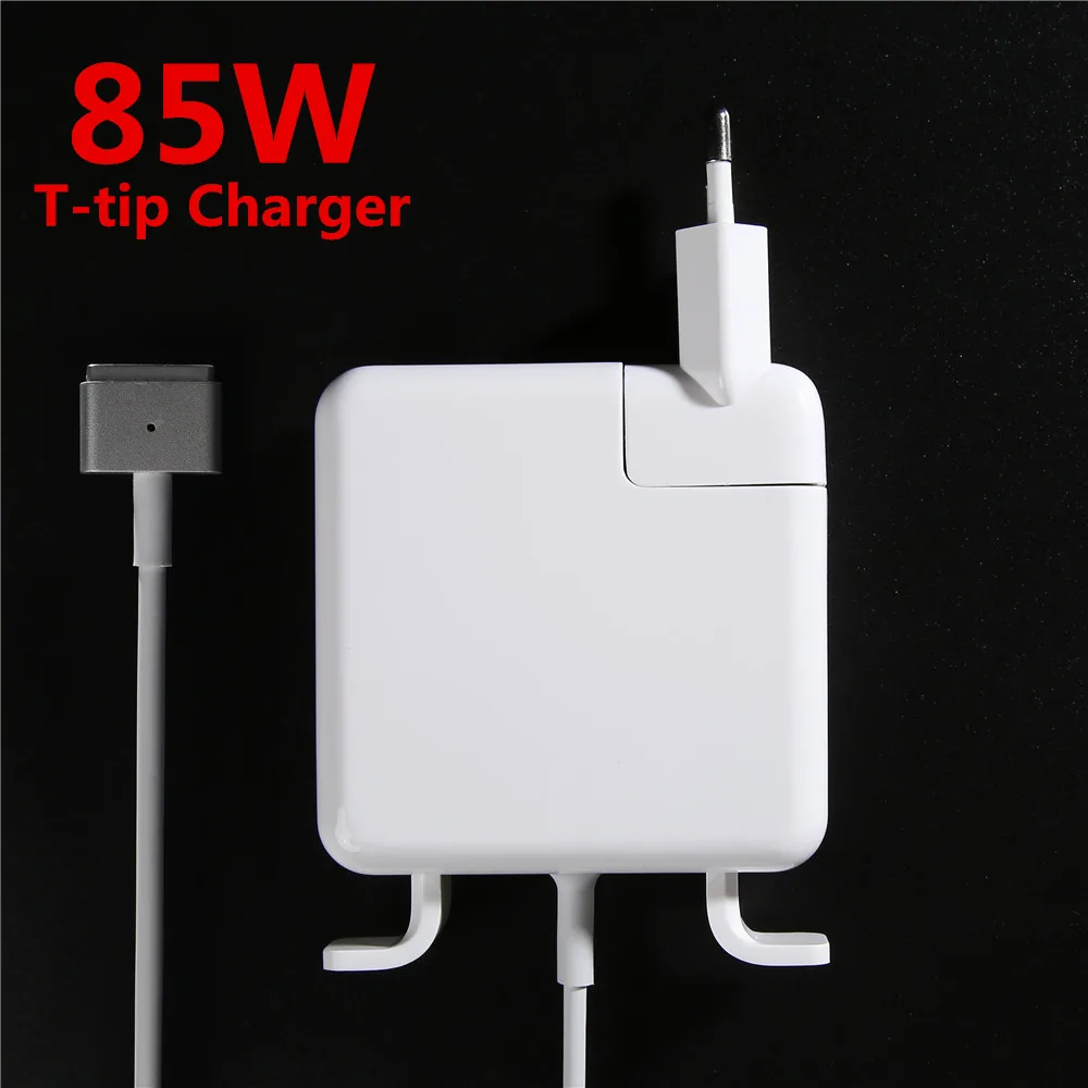 

100% New Work Magnetic T-Tip 85W Notebook Laptop Power Adapter Charger For Apple Macbook Pro Retina Display 15" 17'' A1398 A1424