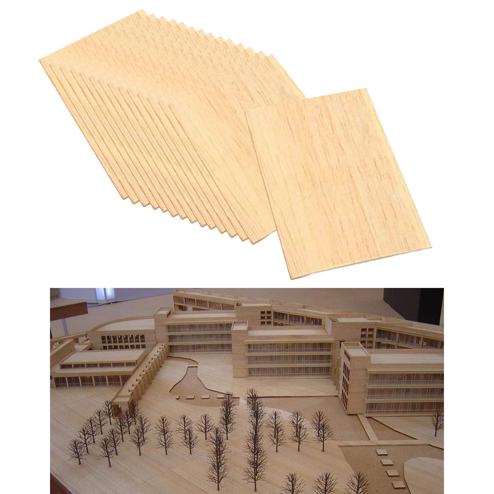 

15Pcs Wooden Square Shapes Unfinished Wood Pieces Wood Craft Blanks Plaque Sign Slices for DIY Pyrography Art Craft Woodworking