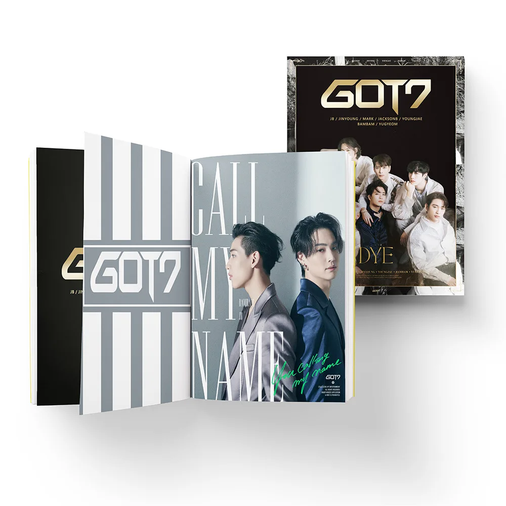 Kpop GOT7 Мини Фотоальбом краситель альбом Высокое качество HD фото для коллекции