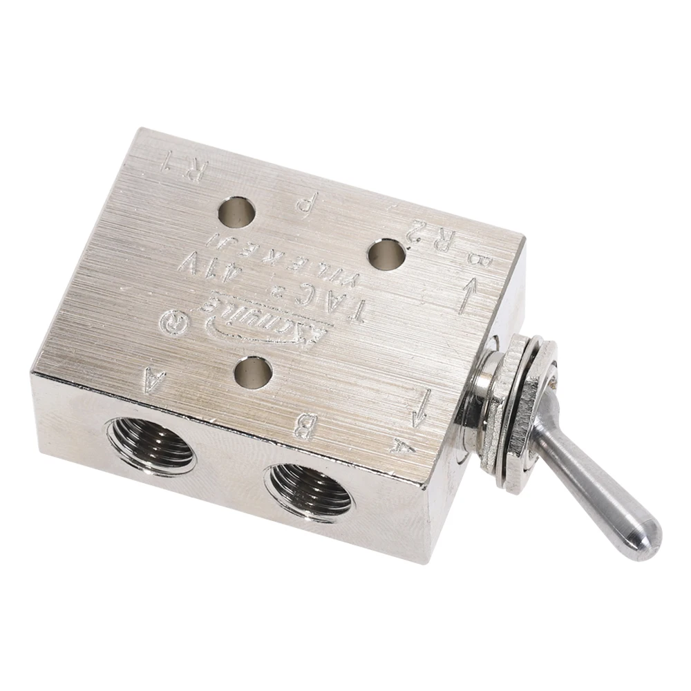 Пневматический 2 позиционный 5 переключатель с серебристым тоном|Пневматические