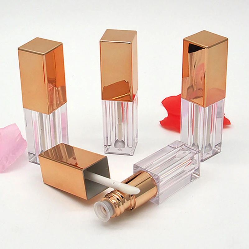 10/30 шт 3 мл розовое золото пустая бутылка для блеска губ сделай сам контейнер