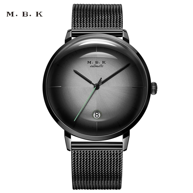 Relogio Masculino m.b. K брендовые роскошные механические часы для мужчин с 3D изогнутым сапфировым кристаллом циферблат Автоматические наручные часы для мужчин Saat