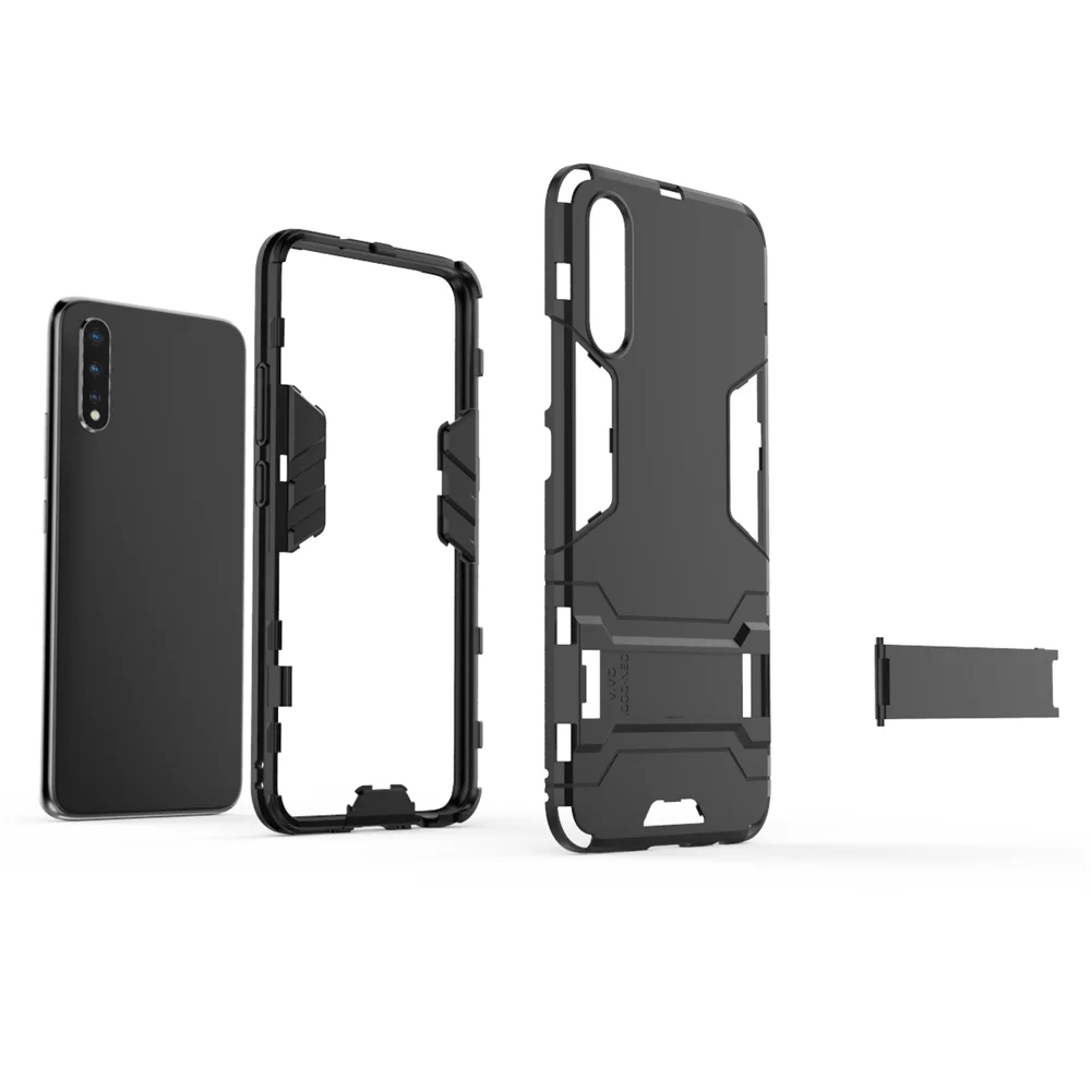 

UFlaxe Hard Cellphone Case for Vivo S1 Z1 Pro Armor Stand Holder Shockproof Vivo NEX 3 3S Cover GX