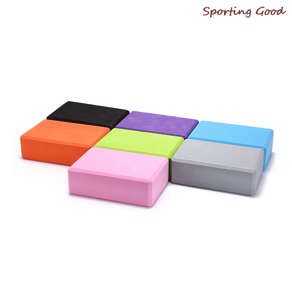 

Pilates Sports Exercise Gym Workout Stretching Aid Body Shaping Health Training 1PCS 7 Colors EVA Foam Yoga Block Brick