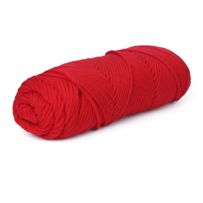 Одноцветная ручная вязка массивная теплая кашемировая камвольная грубая шерстяная шелковая пряжа
