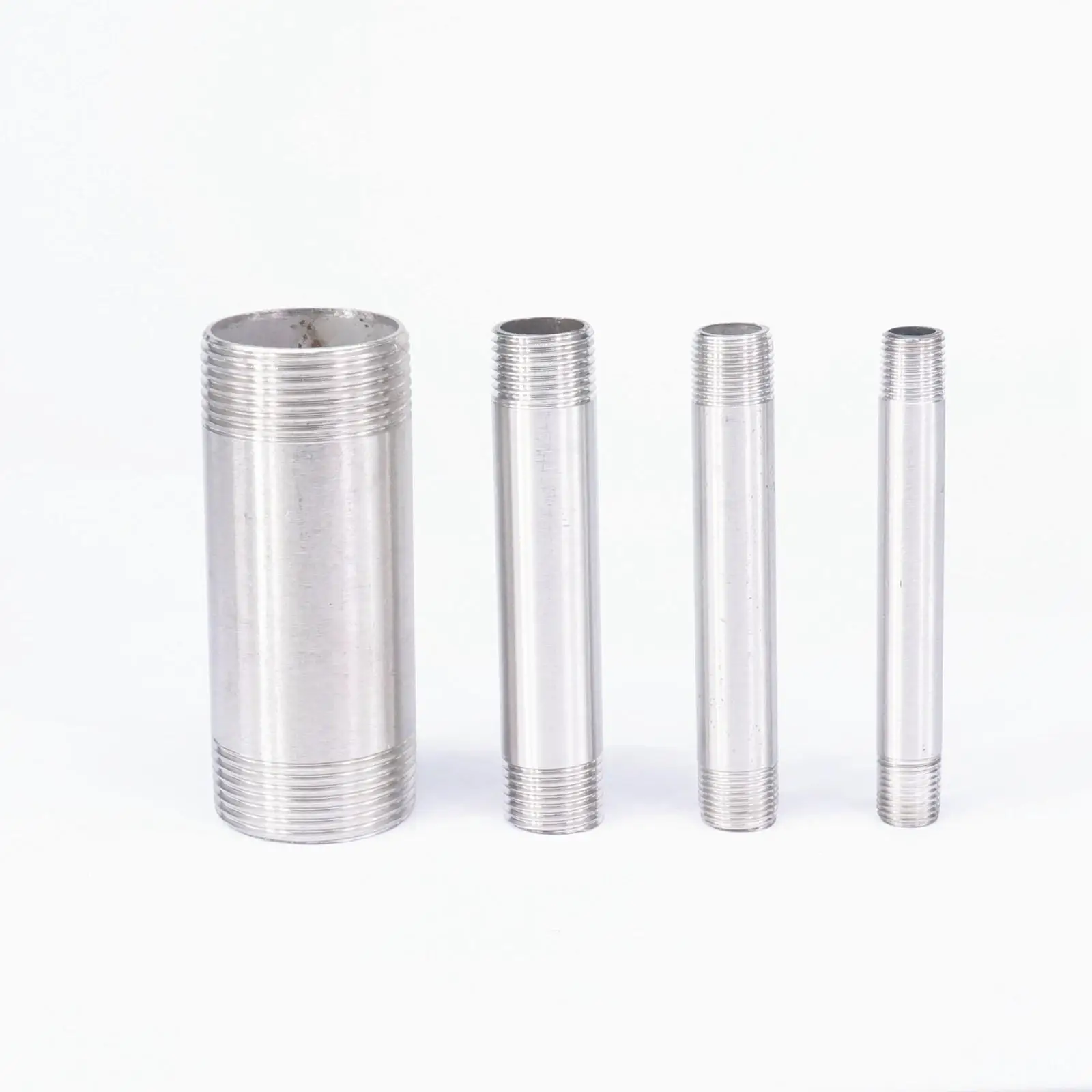1/4 &quot3/8&quot 1/2 &quot3/4&quot 1 &quot2&quot BSP Мужская длина 100 мм соска 304 фитинги из нержавеющей