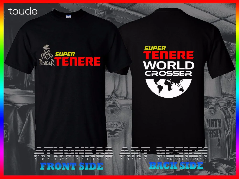 Футболка мужская с коротким рукавом модная рубашка кроссер в стиле супер Tenere world