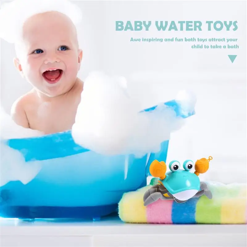 

Wind Up Bath Toy Creative Crab Shaped Water Toy Pull Walking Toy For Baby
