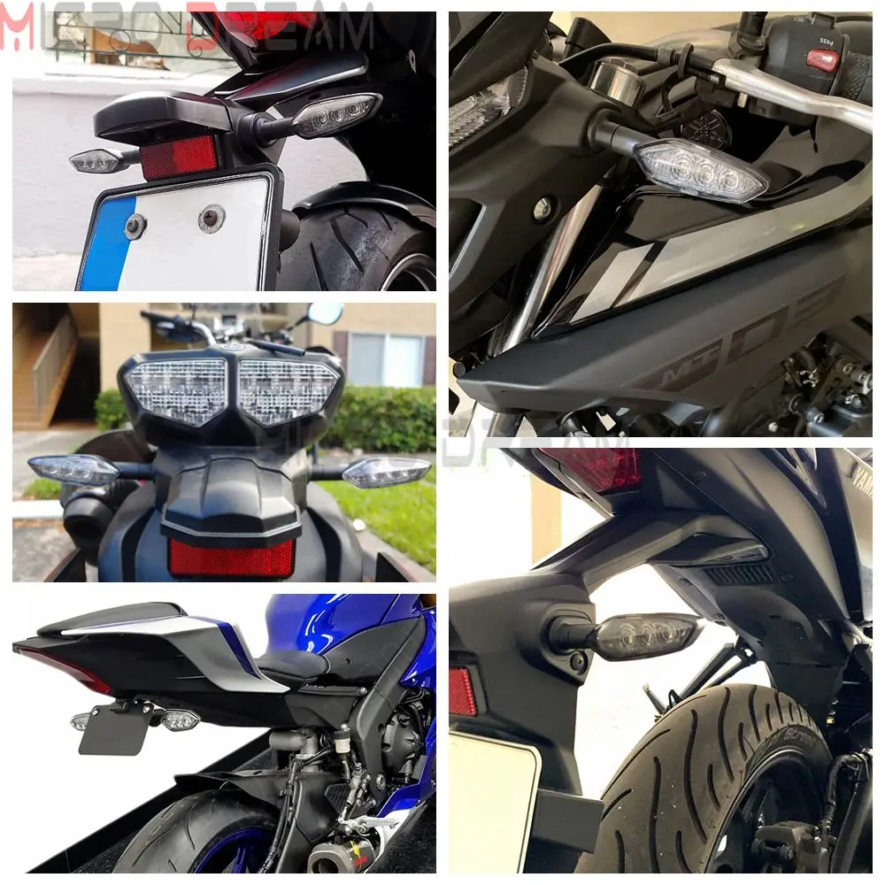 Индикатор поворота для Yamaha WR 250R XSR 700/900 XJR 1300 XJ6 YZF MT07 MT09 |