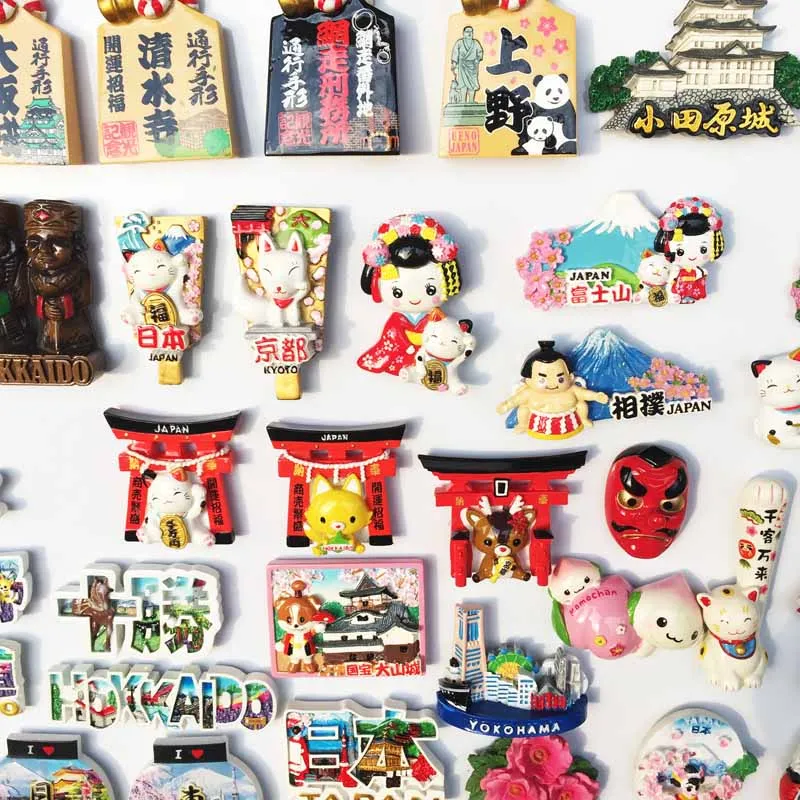 Магнитное украшение для холодильника сувенир в виде города Япония Токио Осака