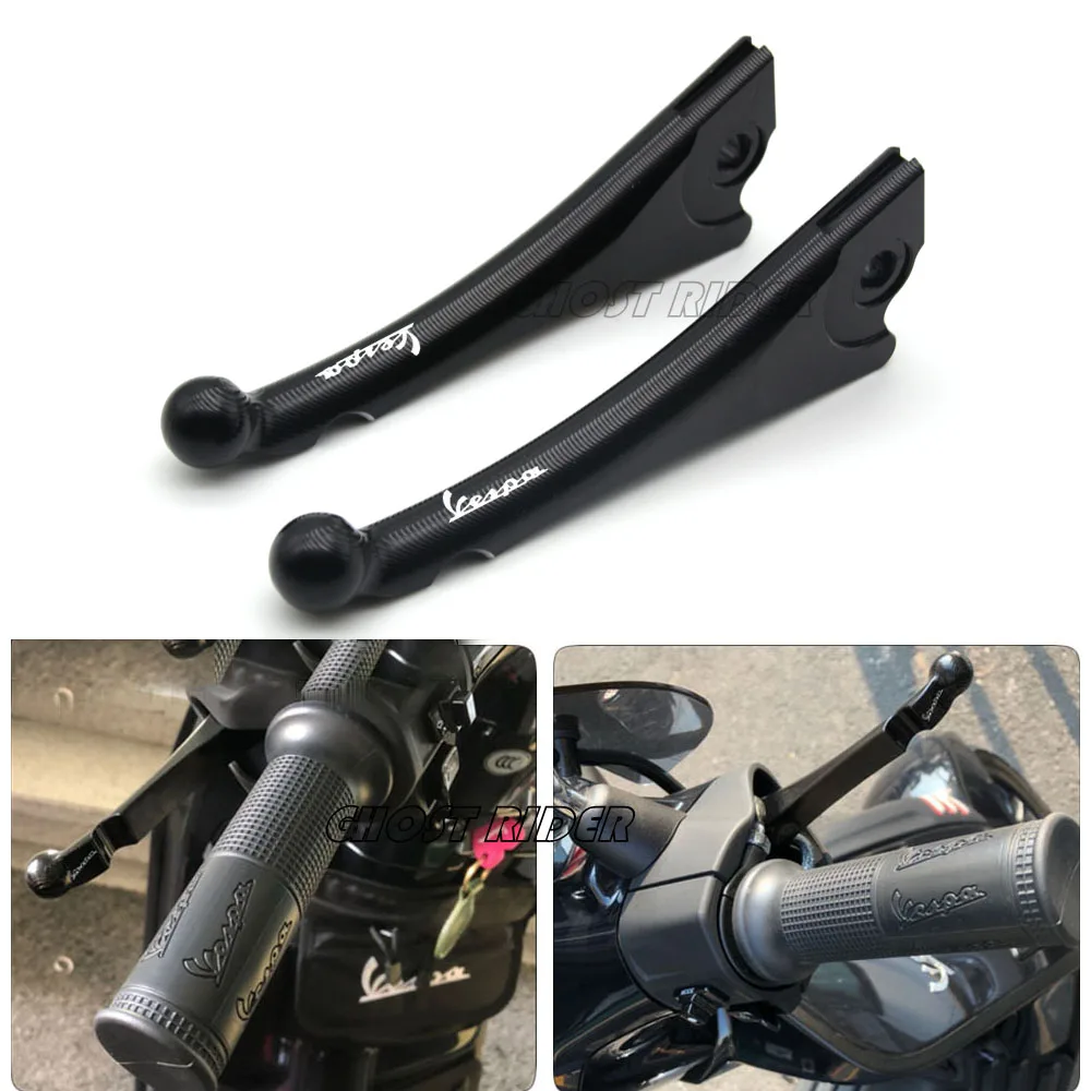 Оригинальный CNC алюминиевый сплав тормозной рычаг для Vespa 300/250/200 Granturismo/GTS300/GTS250