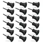 Миниатюрный Светодиодный точечный светильник, приглушаемый потолосветильник светильник для шкафа, черный, белый, серебристый корпус, IP65, лампа для лестницы, 12 В постоянного тока, 1 Вт