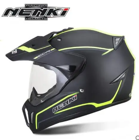 Шлем мотоциклетный NENKI 310 мужской на все лицо черный | Автомобили и мотоциклы