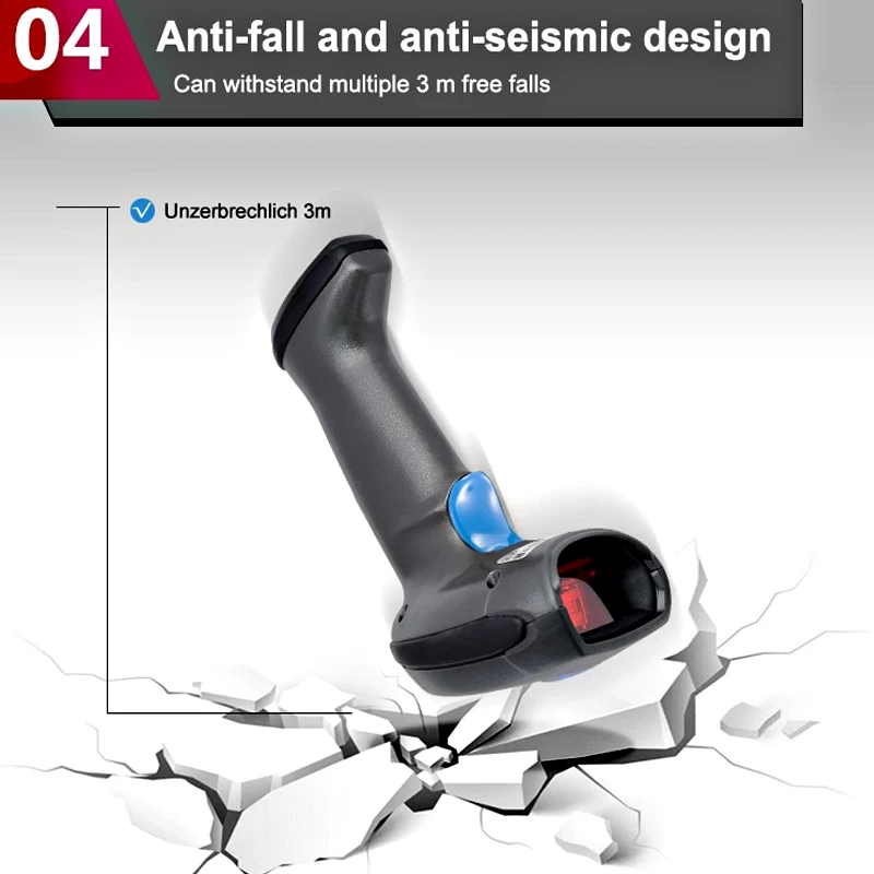 

USB Automatic Barcode Scanner 1D Laser Bar Code Reader Wired for Supermarket POS Machine, Syble XB-2178