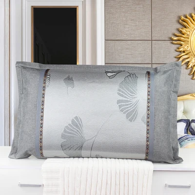 

1pcs Cool pillow case in summer Ice silk cartoon mat pillow case Home textiles 48*74cm