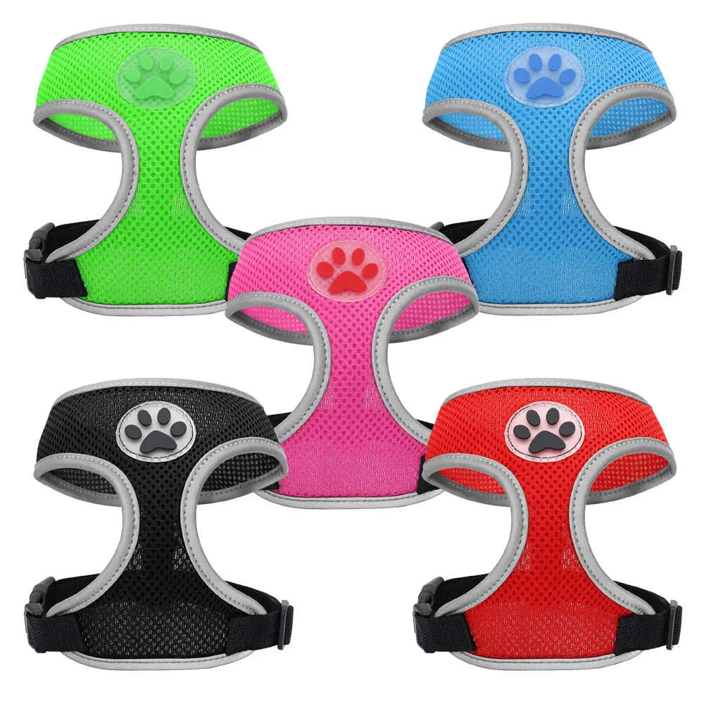 Small Puppy Cat Harness Soft Mesh Dog Kitten Harnesses For Chihuahua French Bulldog Medium Dogs Cats Vest | Дом и сад