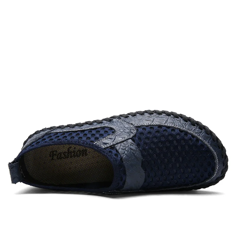 

2020 Summer Slip-on Lightweight Mesh Sneakers Men Shoes Casual Soft Breathable Wading Comfortable Male walking slip on