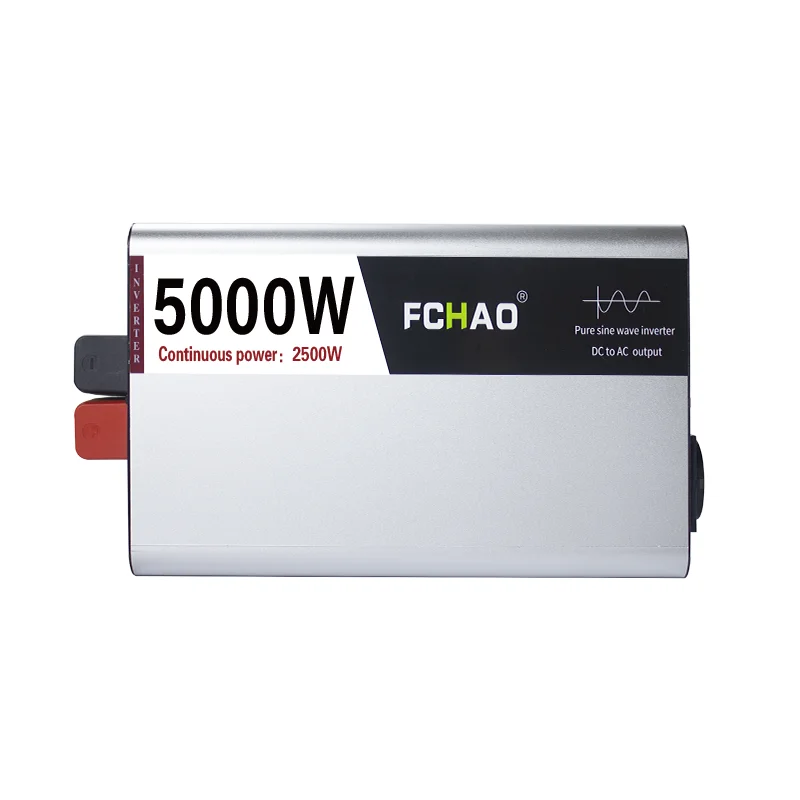 FCHAO 5000W Inverter 12v 220v Pure Sine Wave 24v 110v Power Converter LED Display Voltage Transformer Auto accessories Ups - купить по