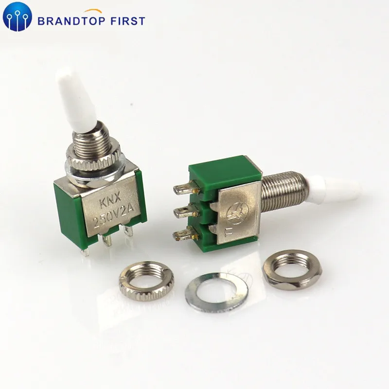 3 pin 6pin 2 Позиция 6 мм 2A 250V SPDT штатив тумблер KNX