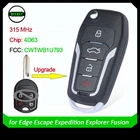 Пульт дистанционного управления DIYKEY для Ford Edge, экспедиций, Explorer, Flex Focus, Fusion, Mustang, Taurus, CWTWB1U793, 315 МГц, 4D63