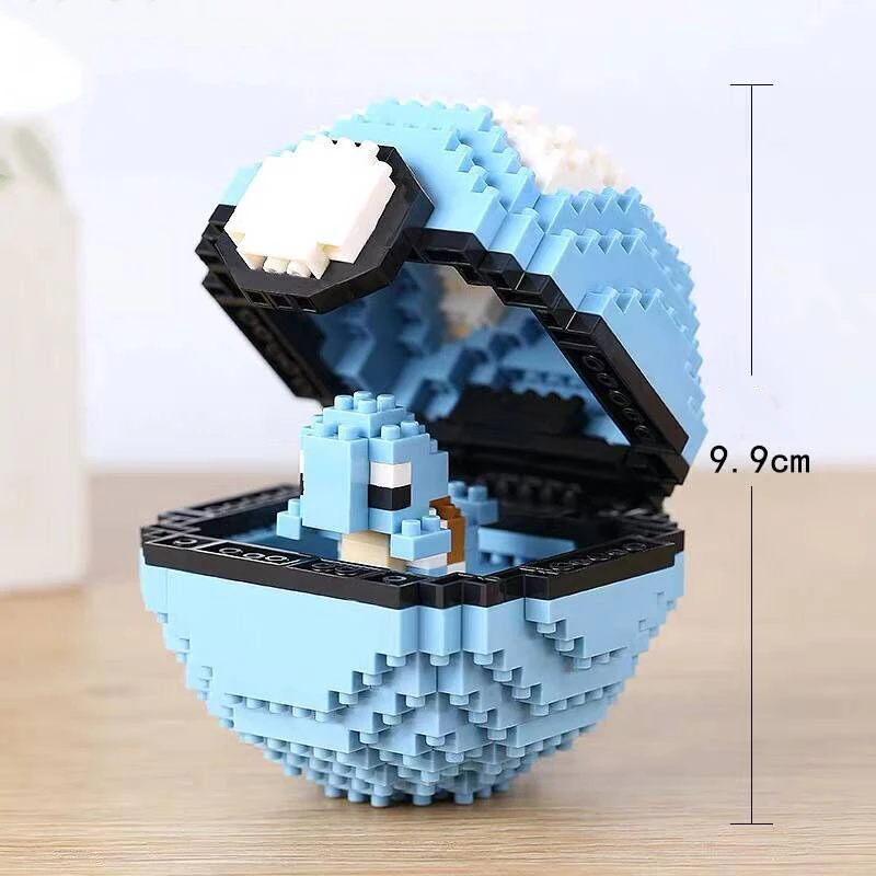 Мини Qute аниме мультфильм игра Пикачу Алмаз Сделай Сам пластиковый строительный