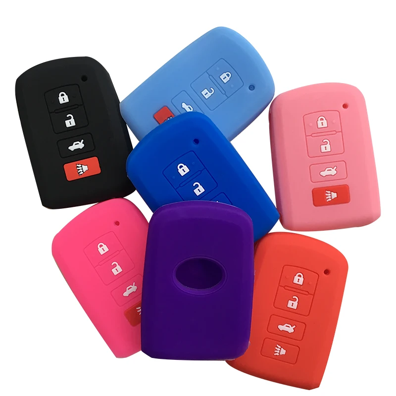 Чехол из силикагеля для сигнализации чехол автомобильного ключа кожаный Toyota RAV4