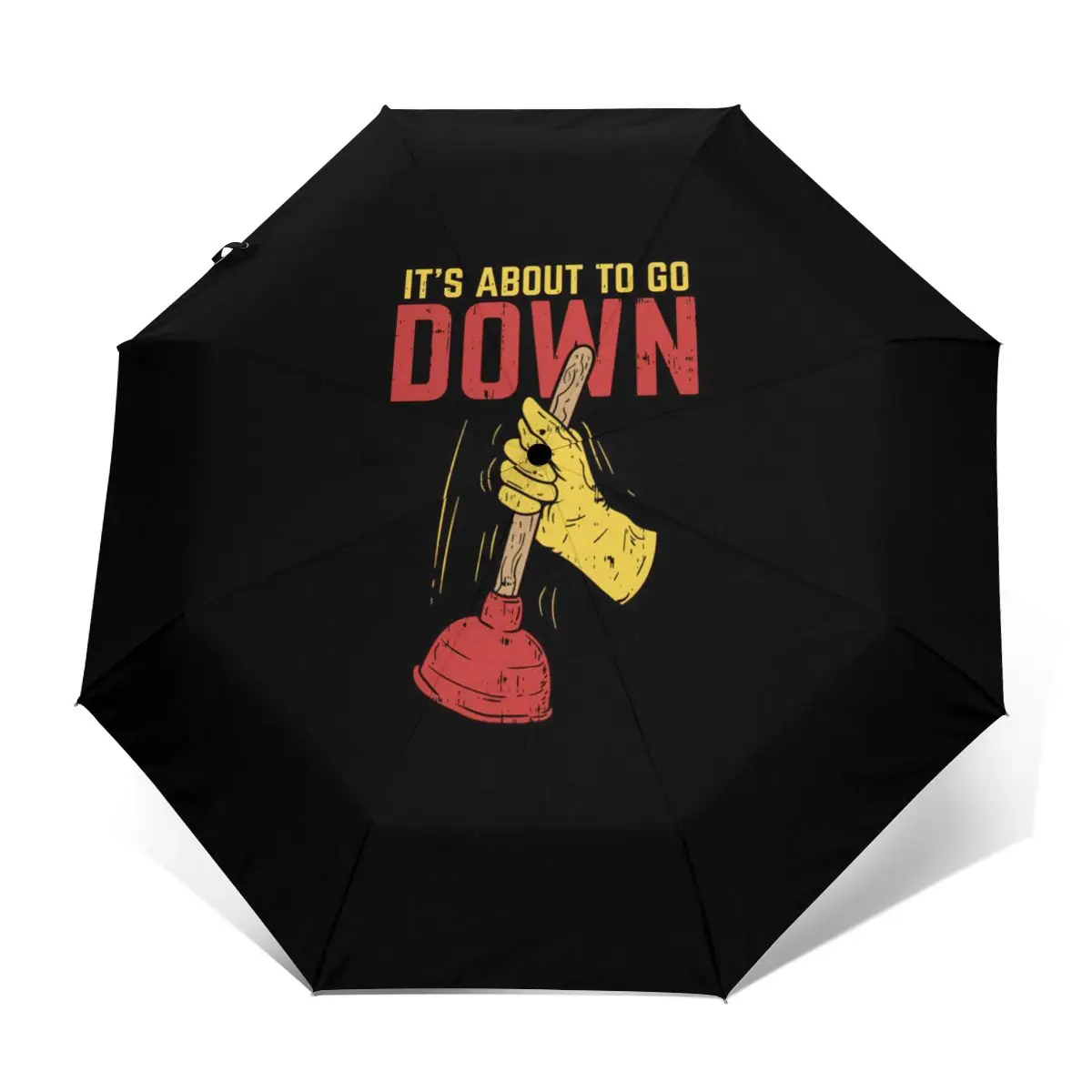 

Plumber Umbrella Wholesale Reinforced Umbrella Painting Fishing Wind Proof Automatic Umbrella