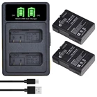 EN EL14 ENEL14 EN-EL14 Аккумулятор для Nikon P7800 P7100 D3400 D5500 D5300 D5200 D3200 D3300 фото + двойное зарядное устройство USB