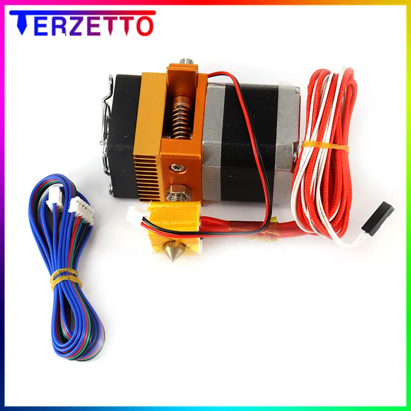 mk8 extruder kit head j head hotend 0 4mm nozzle 1 75mm filament extrusion 3d printers parts with box motor throat aluminum part free global shipping