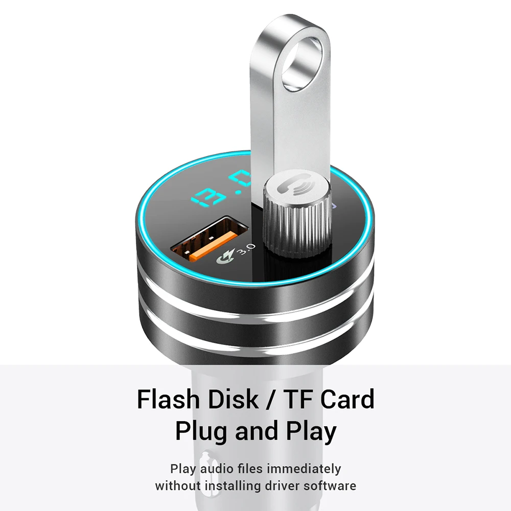 Автомобильное зарядное устройство для быстрой зарядки 3 0 двойной USB