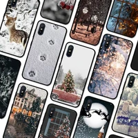 winter new york central phone case for redmi 9a 8a 7a 7a 7 6a 5a 5 plus 4x s2 go k20 k30 6 note 8 9 pro cover