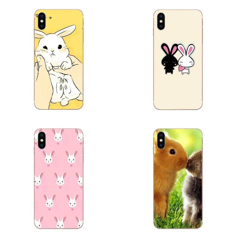 Милый мультяшный Кролик для Xiao mi 3 4 4C 4i 5 5S 5X6 6X8 SE Pro Lite A1 Max x 2 Note Модный