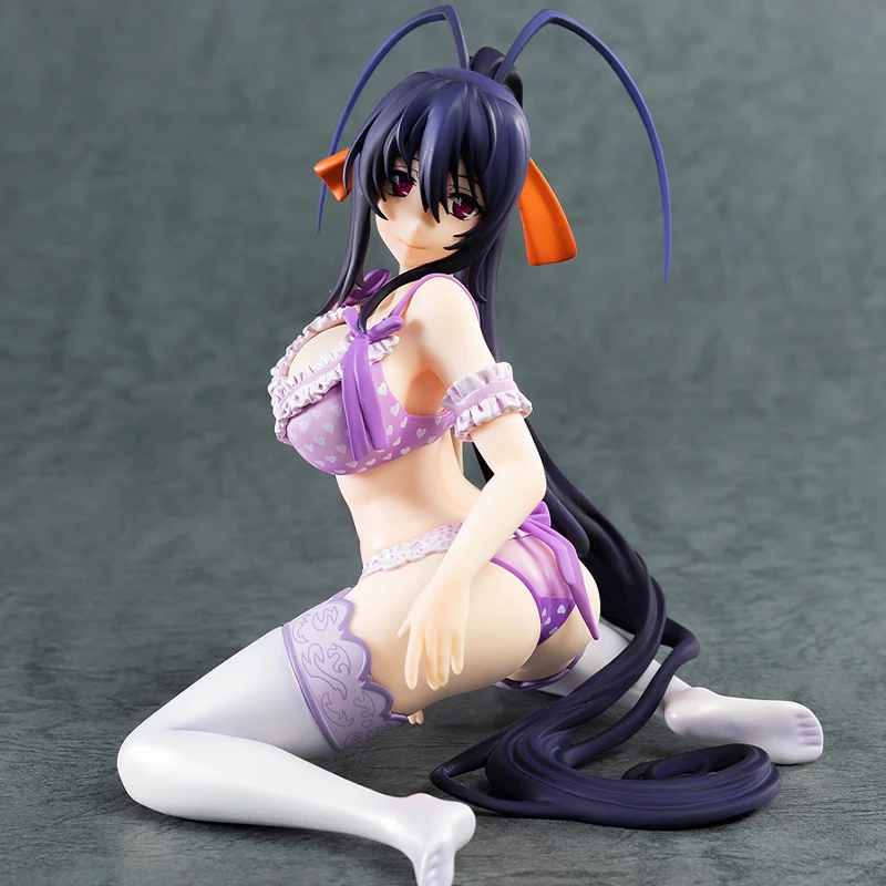 

Anime Peripherals Toys High School DxD HERO Himejima Akeno Sexy Girls Lingerie Ver. PVC Action Figure Adult Model Dolls Figurine