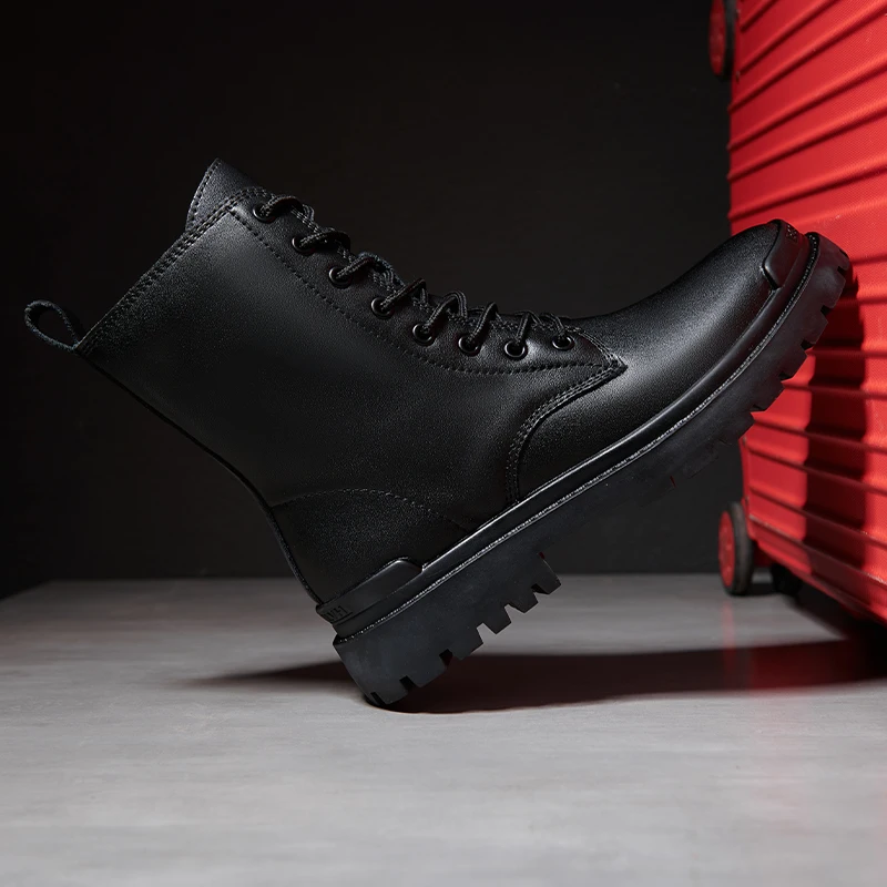 

Мужские осенне-зимние модные ботинки Dr. Leather Martens Martin 2021, повседневные удобные классические мотоциклетные ботинки с высоким берцем