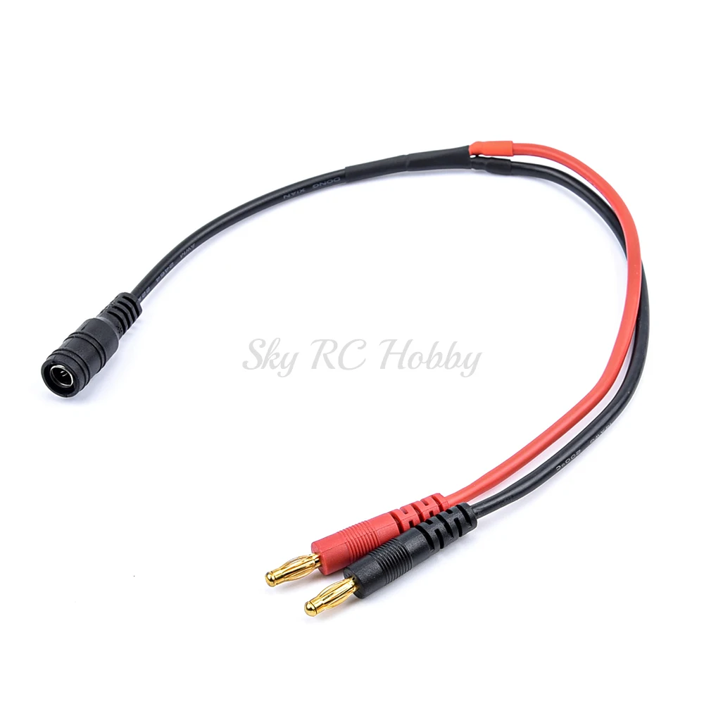Кабель зарядки LiPo-аккумулятора FatShark FPV Goggles с разъемом банана 4,0 мм и проводом 14AWG для зарядного устройства RC Part iMax B6 Charger.