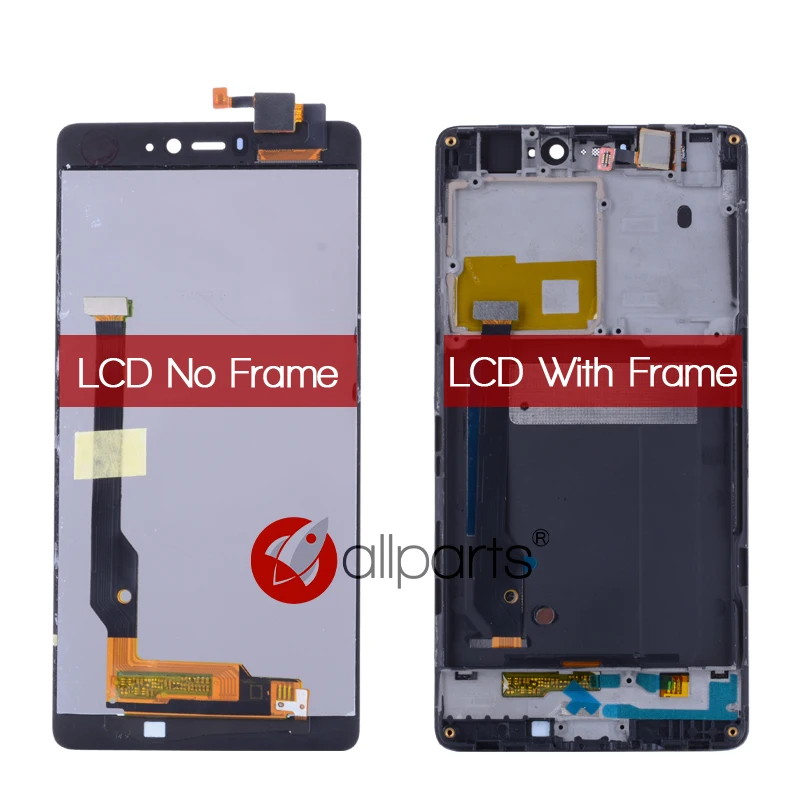 Дисплей для XIAOMI Mi4C LCD в сборе с тачскрином на рамке 5.0'' черный