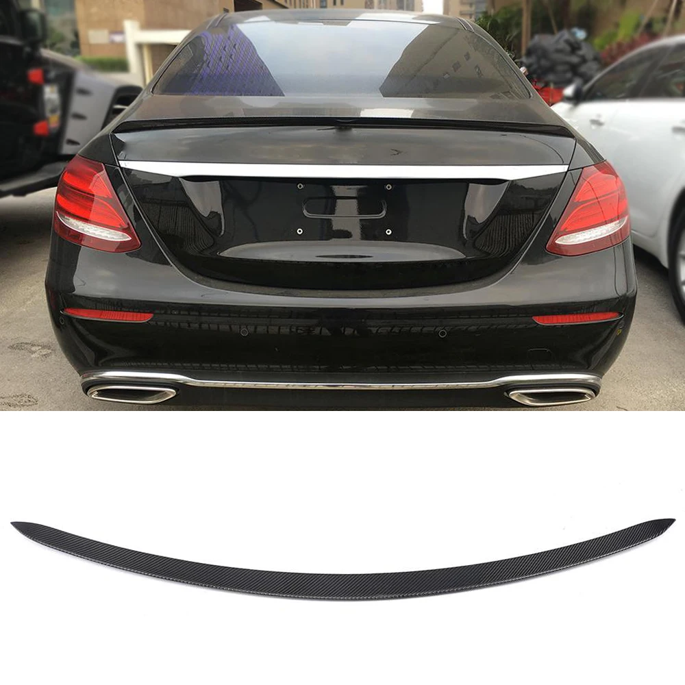 Задний спойлер на багажник для Mercedes Benz E Class W213 E250 E300 E43 E63 AMG Sedan 4 двери 2016 2017 из