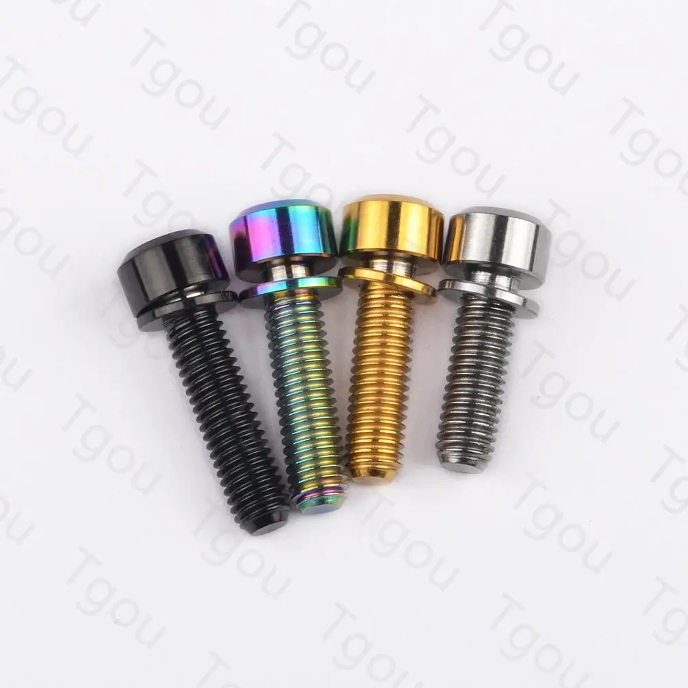 Титановый болт Tgou M5x16/18/20 мм Шестигранная головка с шайбой для руля