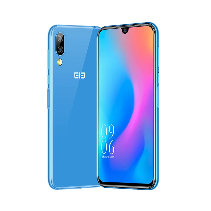 Синий Elephone A6 Mini, 5,71 дюймов, экран капли воды, мобильный телефон, Android 9,0, MT6761, четыре ядра, HD+ 4 Гб+ 32 ГБ, 16 МП, 3180 мАч, 4G смартфон - Цвет: Синий