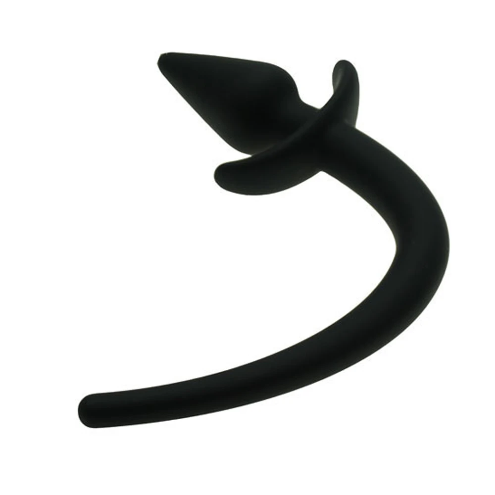 Силиконовая Анальная пробка с хвостом собаки Анальный Эспандер для женщин и