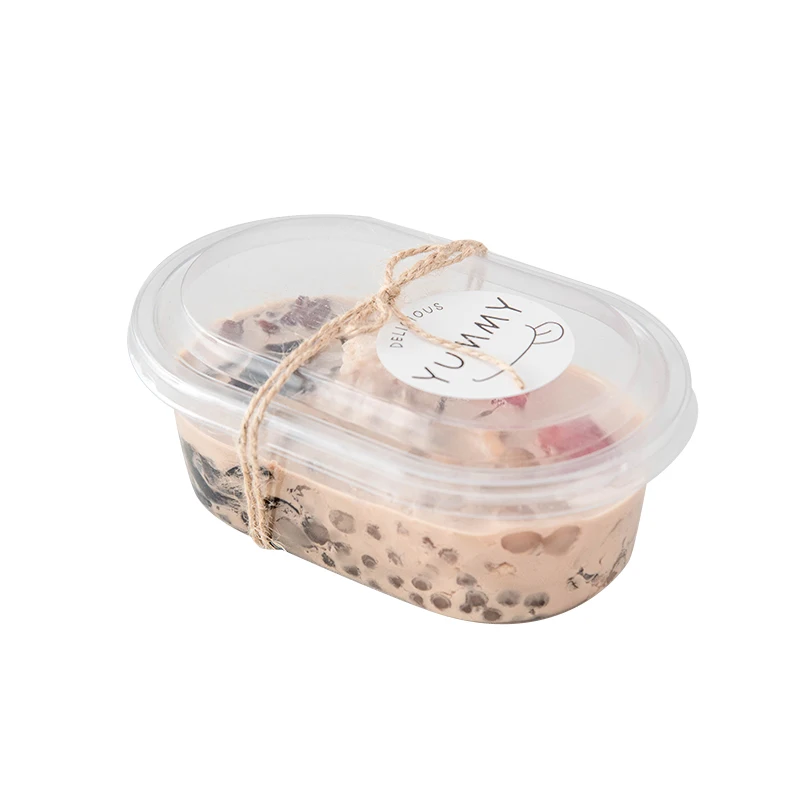 50 шт. креативная пластиковая миска коробки для упаковки фруктов и салатов