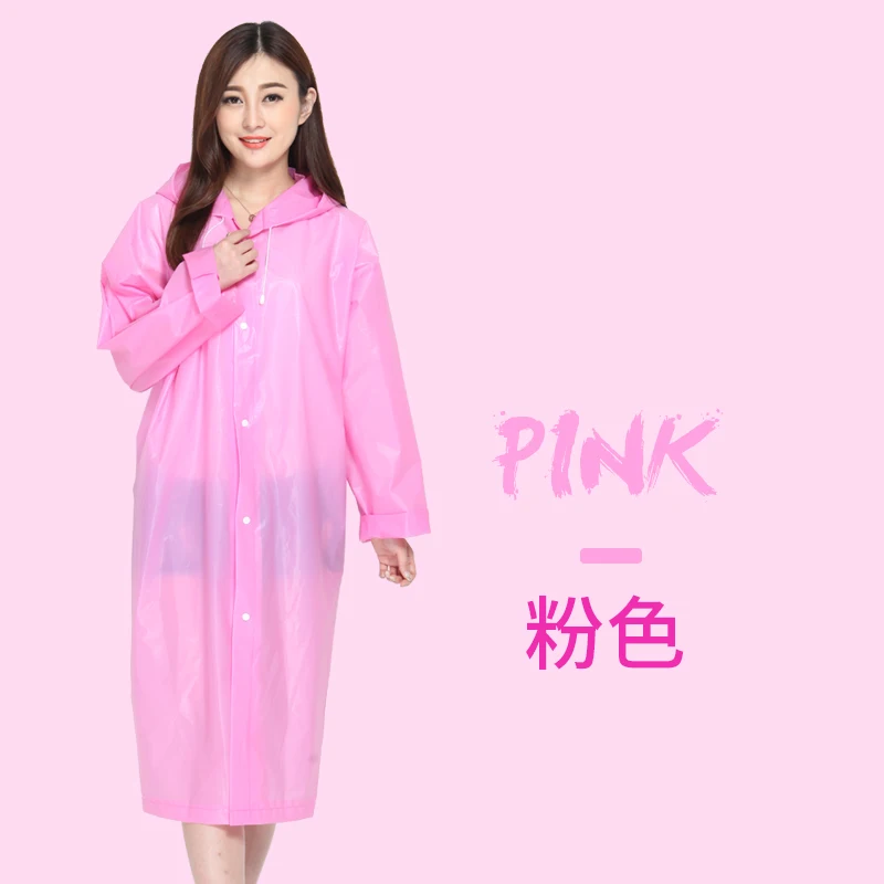 Waterproof Jacket Raincoat Women Outdoor Travel Ladies Hooded Long Overall Yellow Stylish Impermeable Rain Gear JJ60YY | Дом и сад