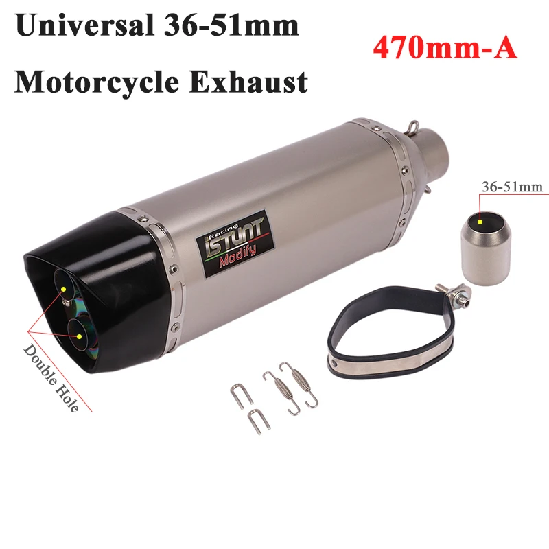 Универсальные модифицированные выхлопные газовые газоны для мотоциклов 2