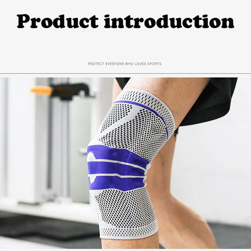 1 шт. стильный лоскутный наколенник поддержка спортивных нейлоновых втулок