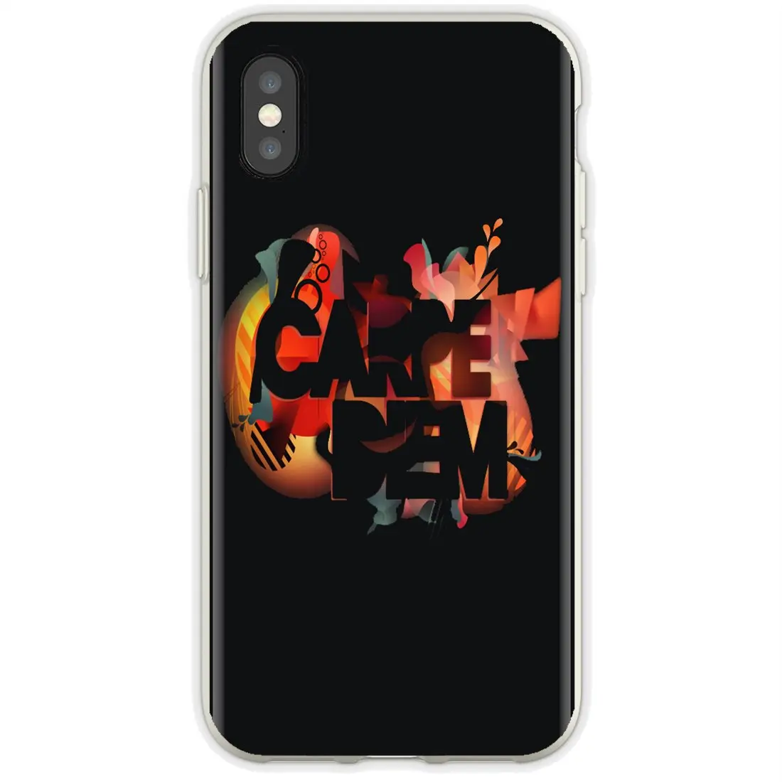 Силиконовый чехол с черно-белым принтом Carpe Diem Art Quote для Nokia X6 2 3 5 6 8 9 230 3310 1 7 Plus 2017