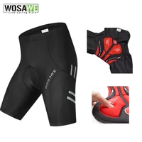 reflective 5d padded cycling shorts shockproof mtb bicycle shorts road bike shorts ropa ciclismo tights for men women