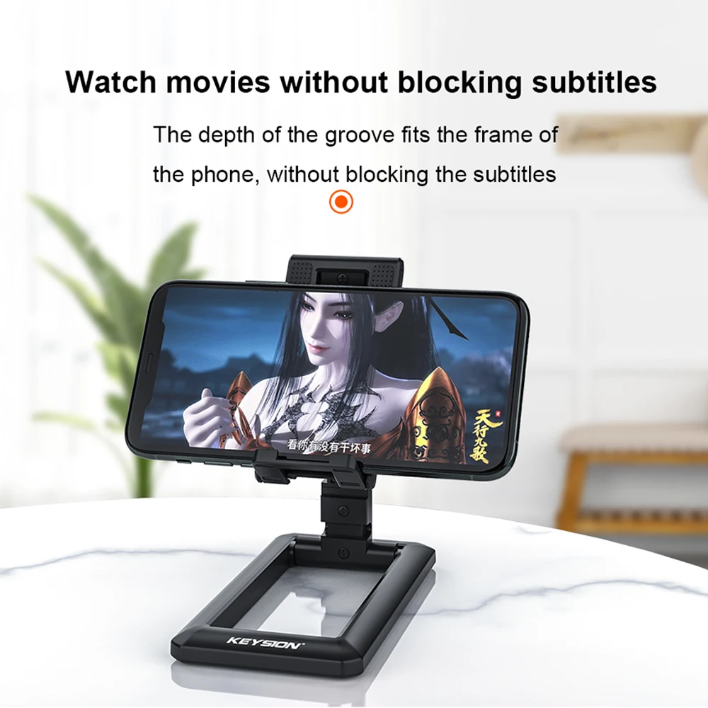 keysion desk mobile phone holder stand for iphone ipod adjustable tablet holder universal phone stand for samsung xiaomi huawei free global shipping